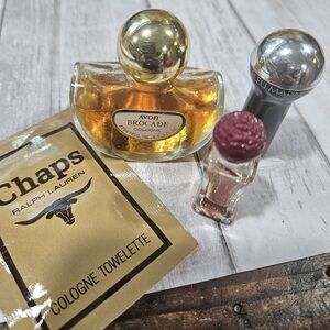Vintage Cologne Perfume Mini Bottle Lot Cardin Avon Chaps Collection